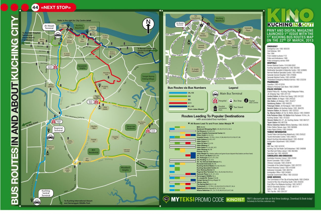 Bus Route | KUCHING IN & OUT